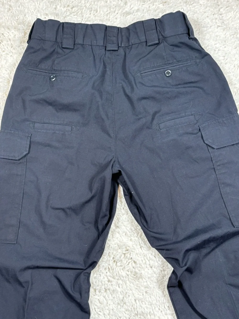 5.11 Tactical Men’s Black Cargo Pants Size 34 Adjustable Stretch Waist